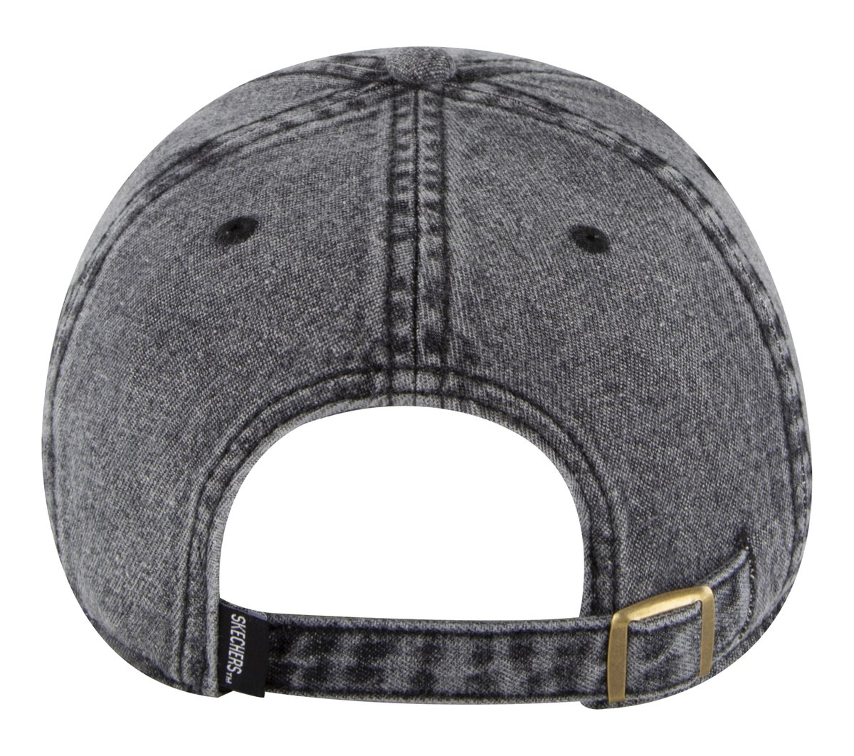 Denim Embroidered Hat - Image 2