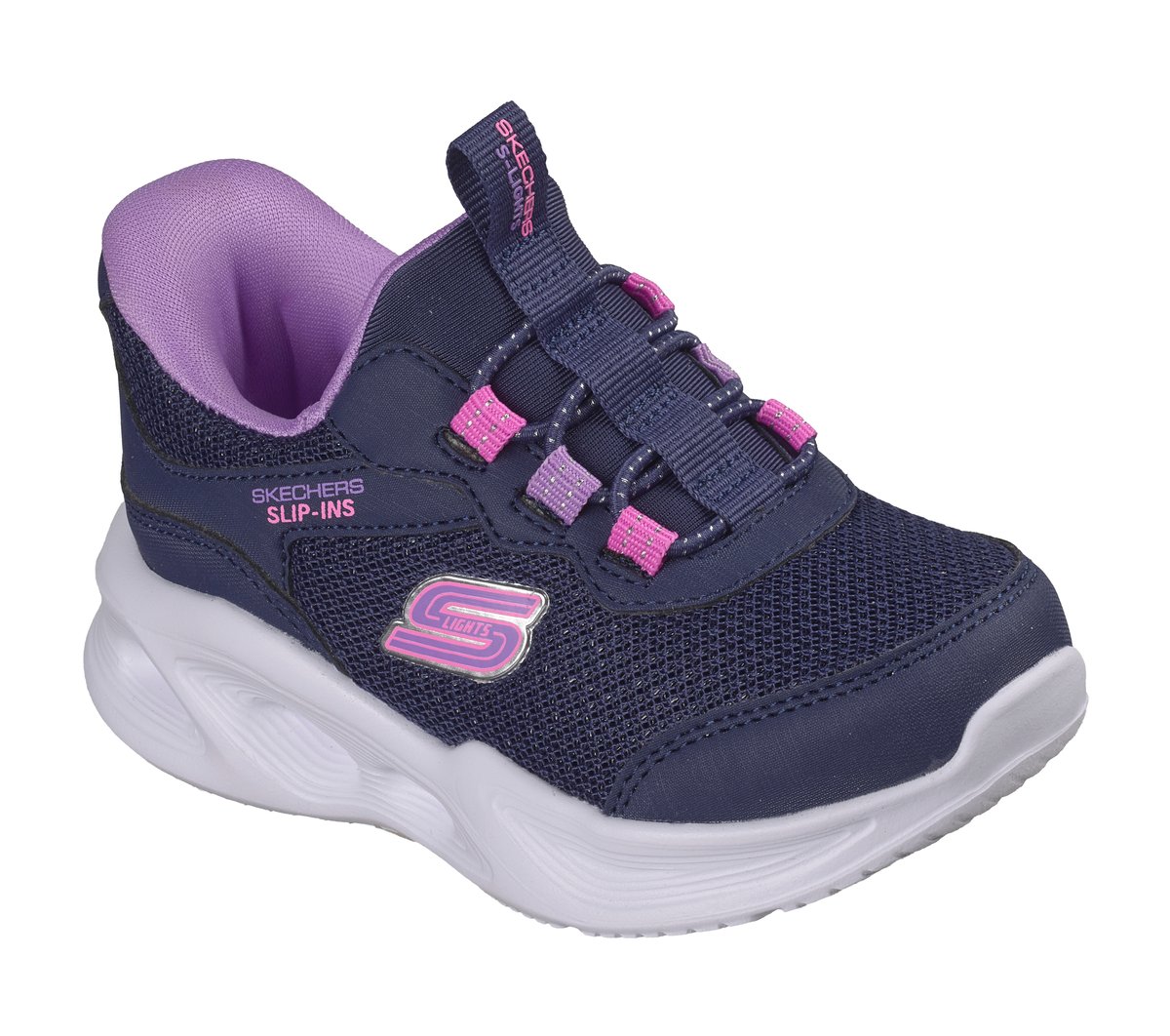 Skechers Slip-ins S-Lights: Sola Glow - Neon Dash - Image 4