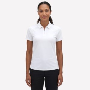 GO GOLF Short Sleeve Birdie Zip Front Polo