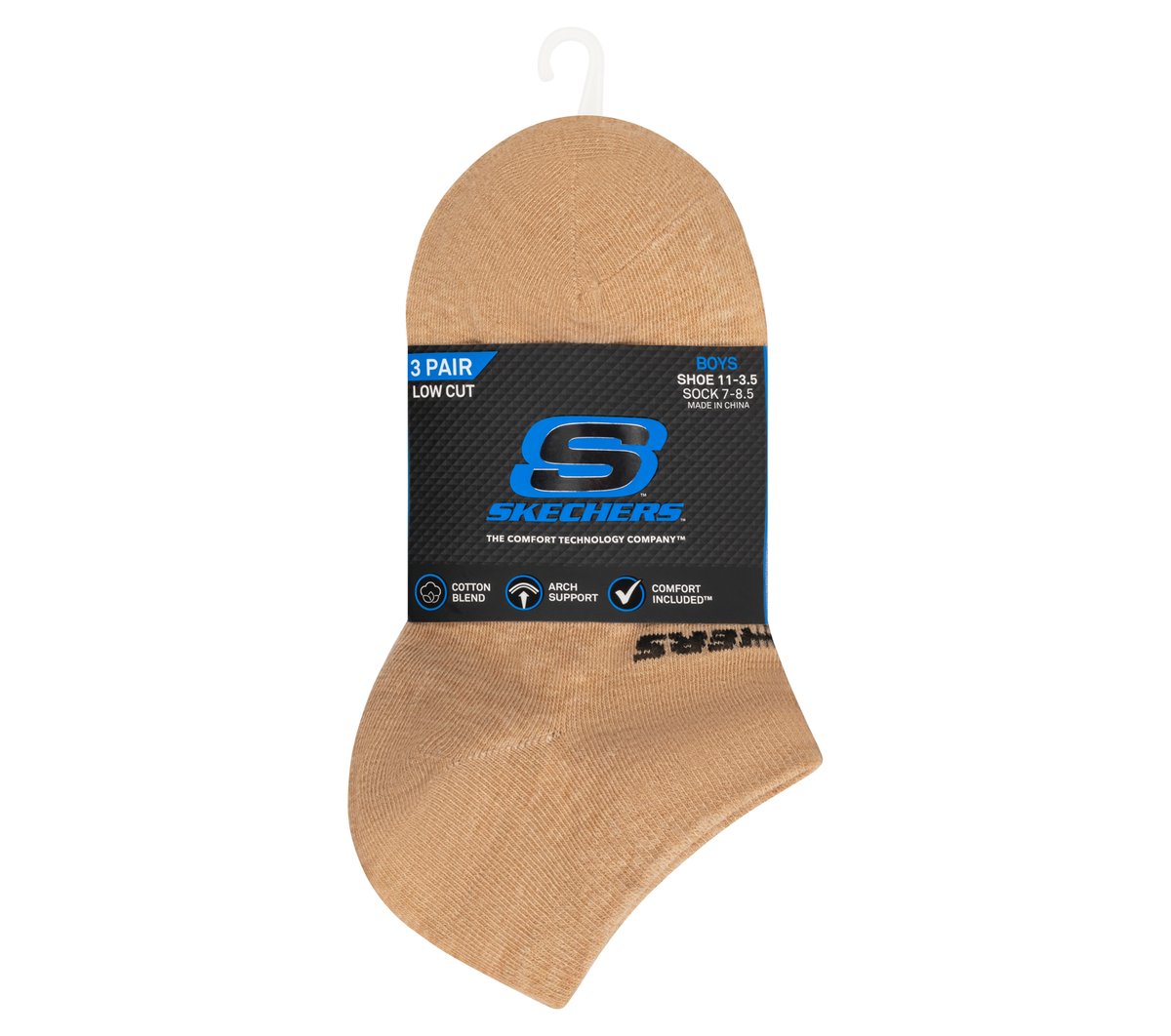 3 Pack Boys' Low Cut Cotton Socks - Image 2