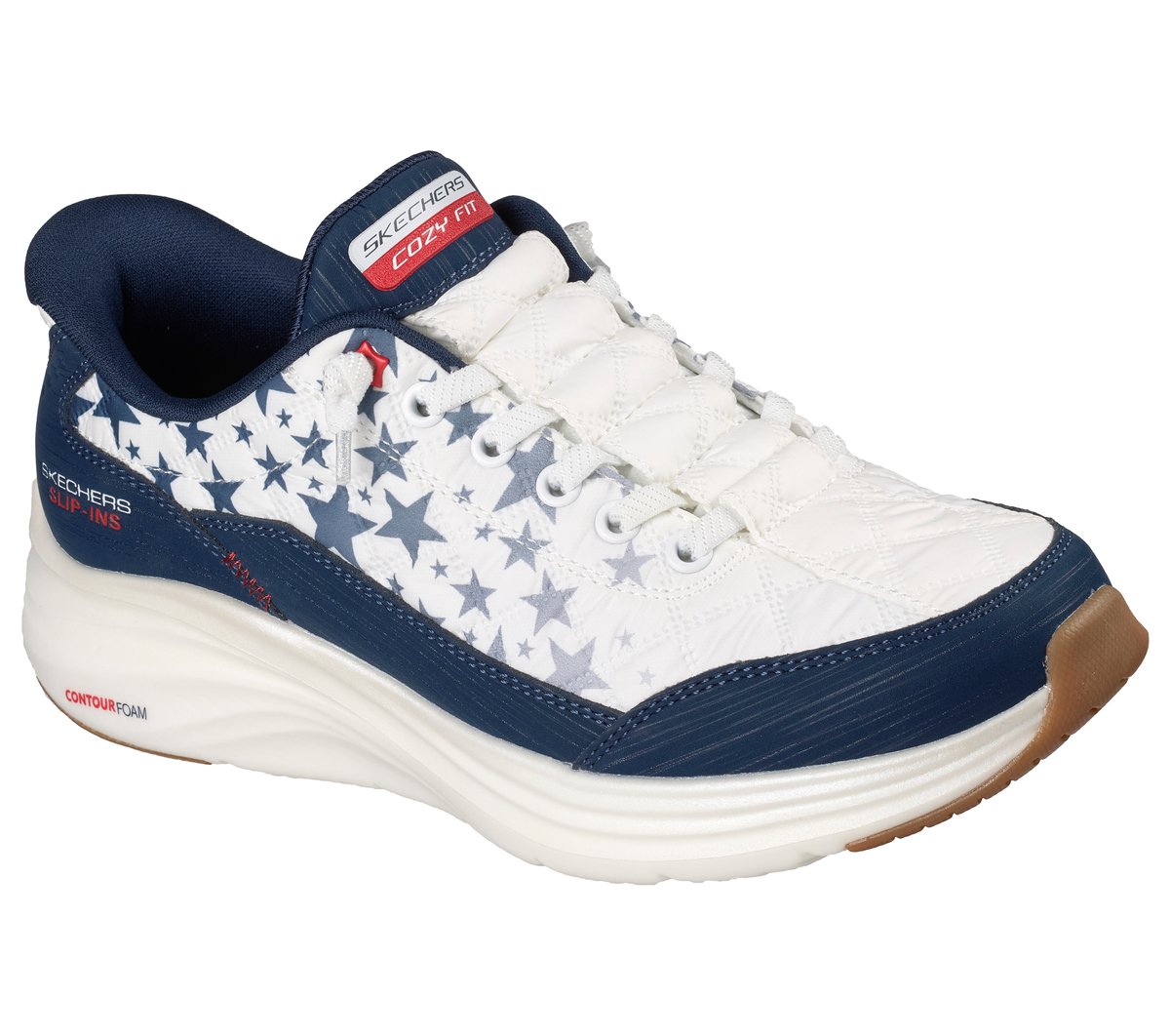 Skechers Slip-ins: Contour Foam - Cozy Fit Star Spangled - Image 4