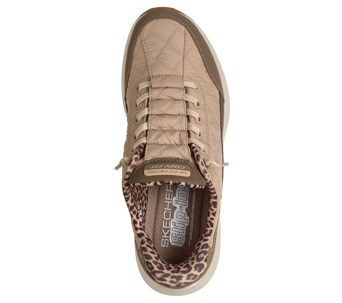 Skechers Slip-ins: Contour Foam - Cozy Fit Leopard Dream - Image 2