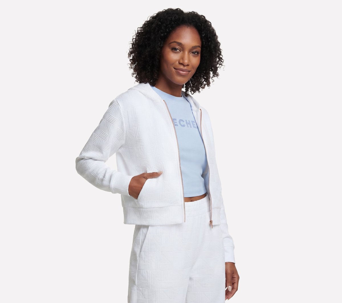 GO WALK Everywhere Diamond Full Zip Jacket - Image 3