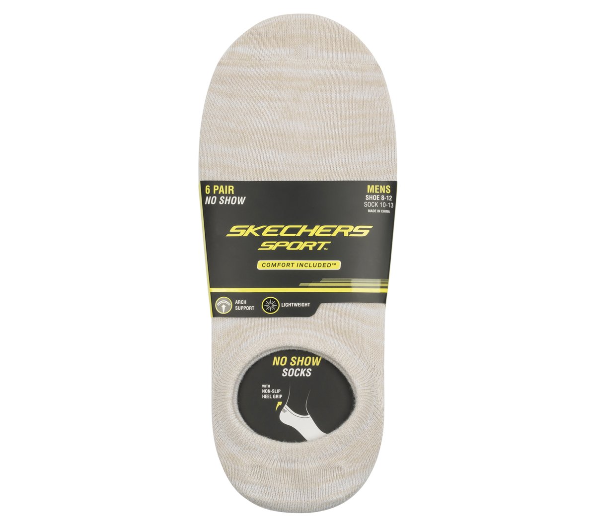 6 Pack Men's Sneaker Liner Socks - Image 2