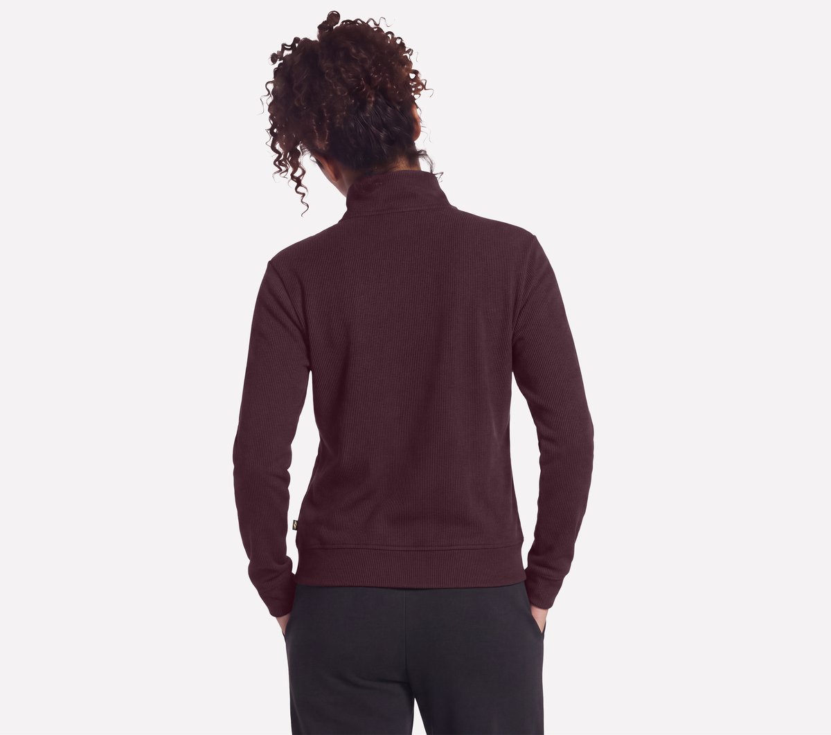 GO STRETCH Harmony Rib 1/4 Zip - Image 2