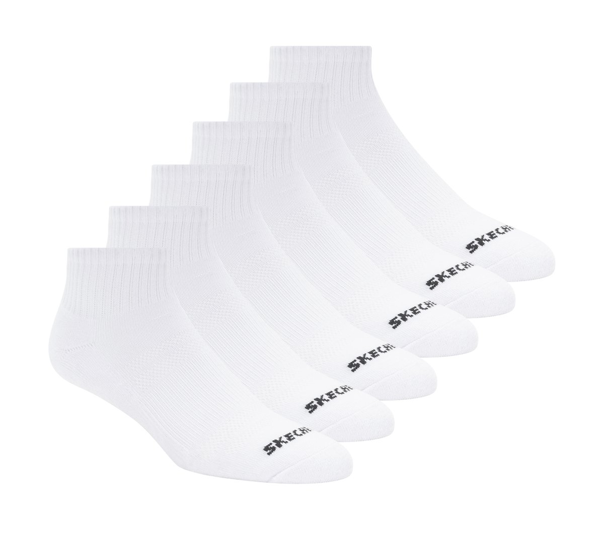 6 Pack Core Quarter Medium Socks