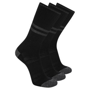 3 Pack Men's Reflective Performance Crew Socks