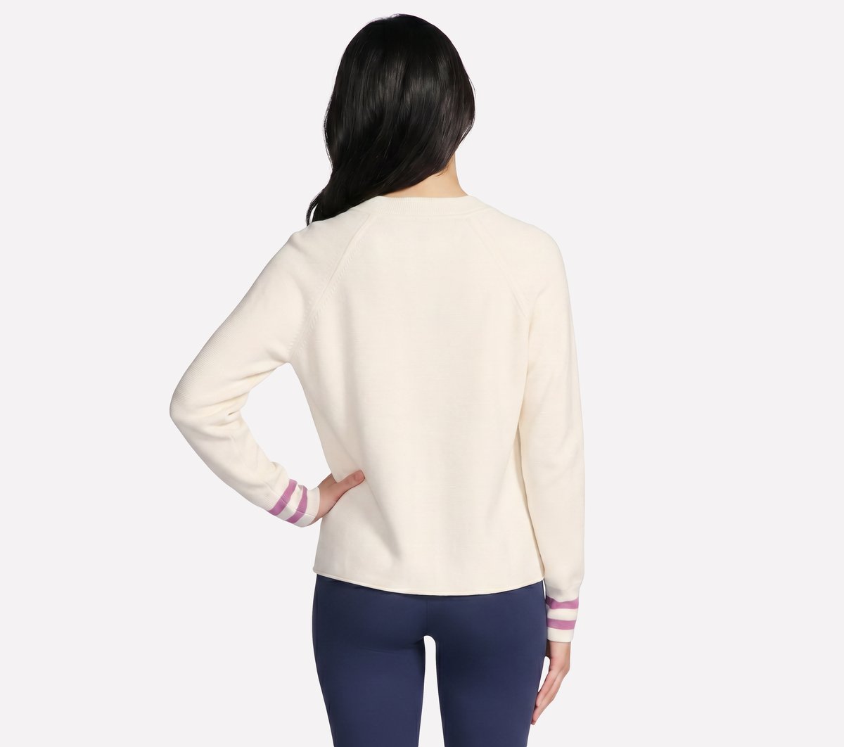 GO WALK Reflection Sweater Bomber - Image 2