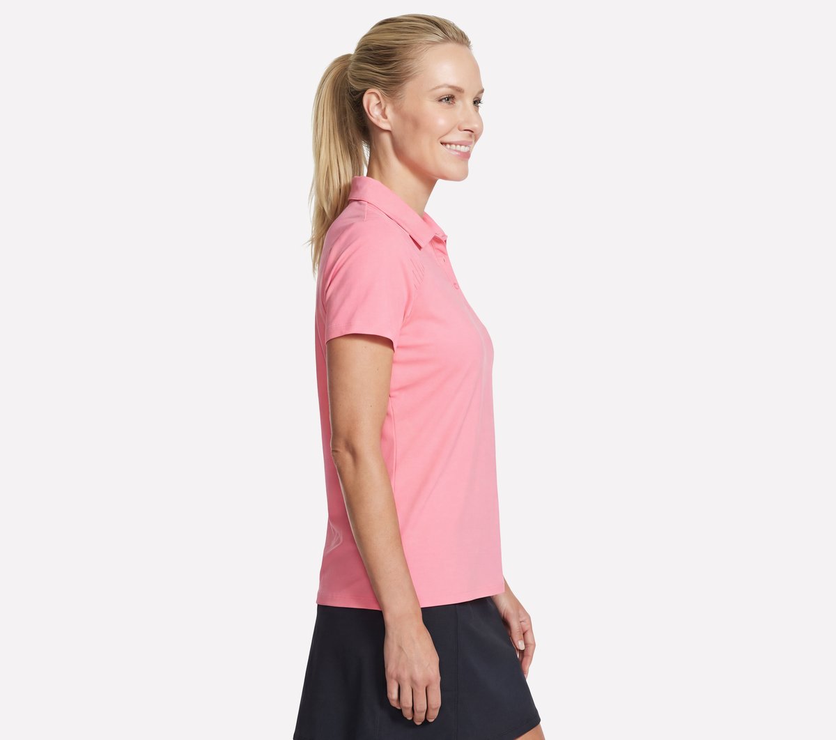 GO GOLF Short Sleeve Birdie Zip Front Polo - Image 3