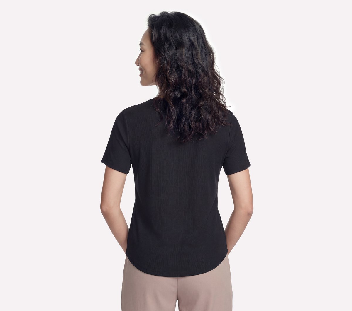GO WALK Luxe Rib Tee - Image 2
