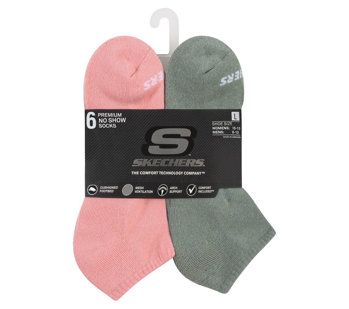 6 Pack Core Low Cut Large Socks - Image 2