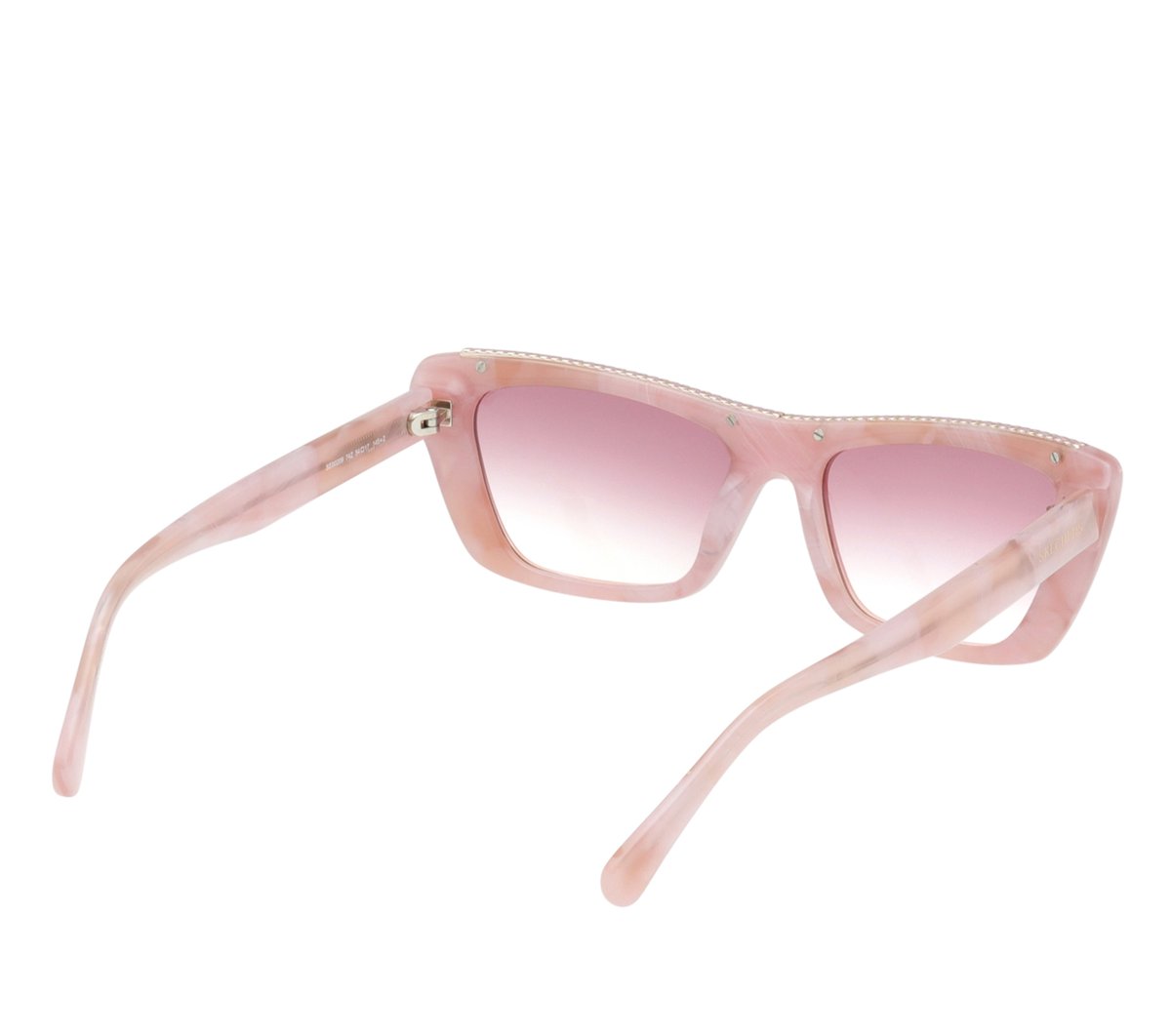 Elevated Cateye Marble Gradient Sunglasses - Image 5