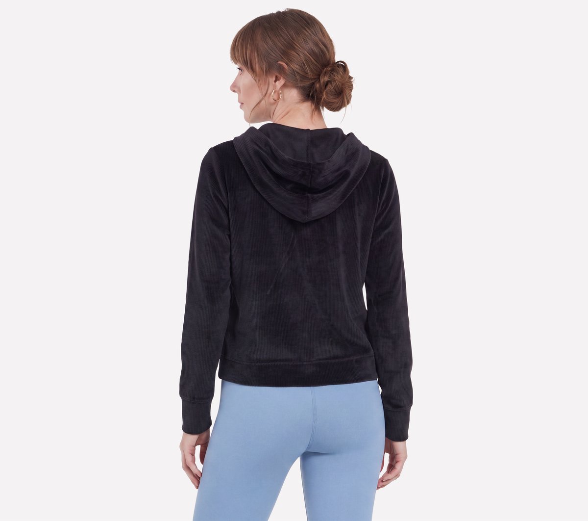 Cozy Luxe Velour Hoodie - Image 2