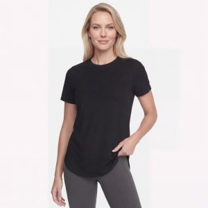 GO WALK Luxe Rib Tunic Tee