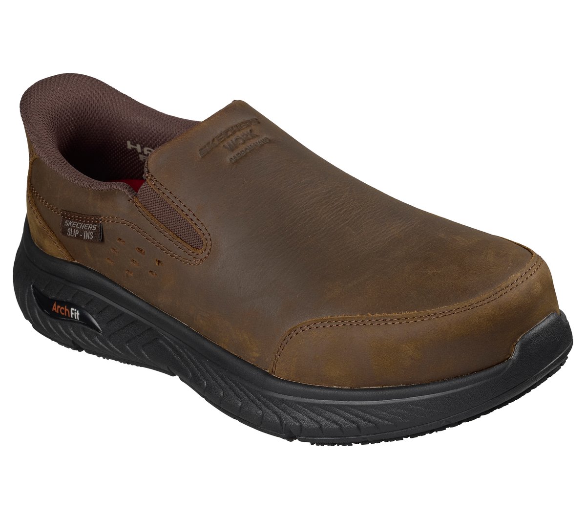 Skechers Slip-ins Work Slip-Resistant: Arch Fit Crosser - Image 4