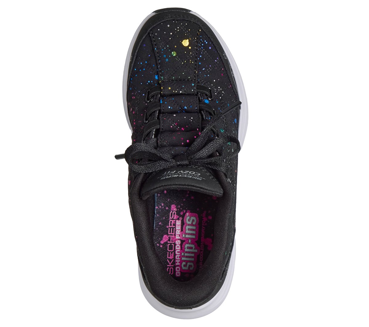 Skechers Slip-ins: Contour Foam - Cozy Fit Paint Splatter - Image 2