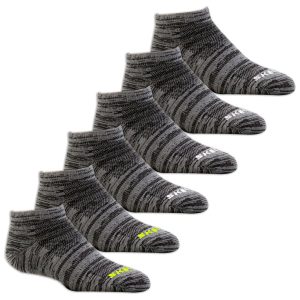 6 Pack Low Cut Non Terry Socks