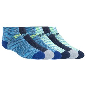 6 Pack Space Dye Low Cut Socks