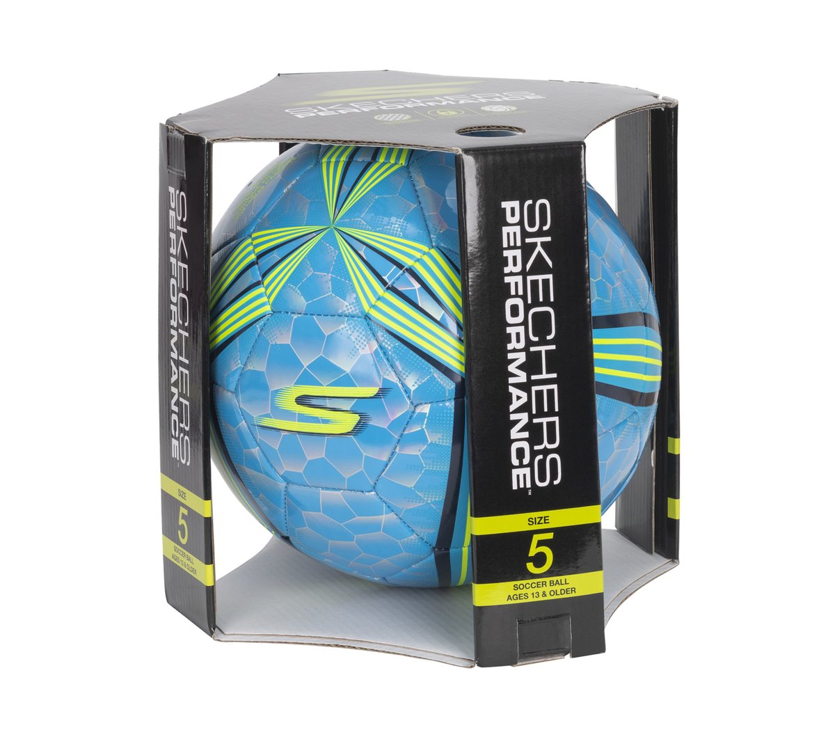 Hex Multi Mini Stripe Size 5 Soccer Ball - Image 2