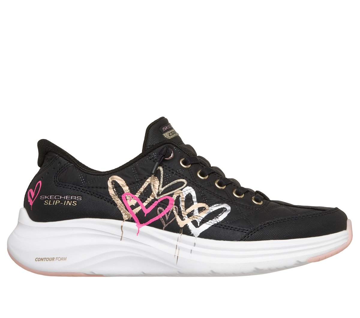 Skechers Slip-ins JGoldcrown: Contour Foam - Cozy Fit Golden Embrace