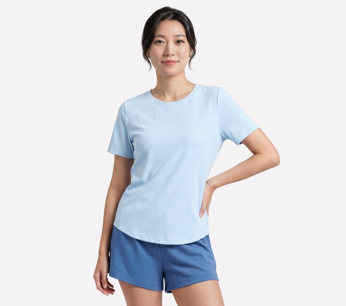 GO WALK Luxe Rib Tee - Image 3