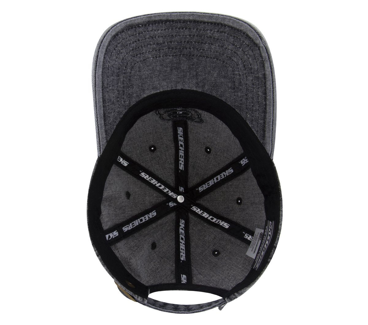 Denim Embroidered Hat - Image 5