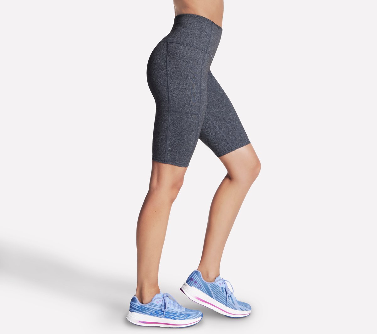 GO WALK High Waisted 10 Inch Bike Short - Image 4